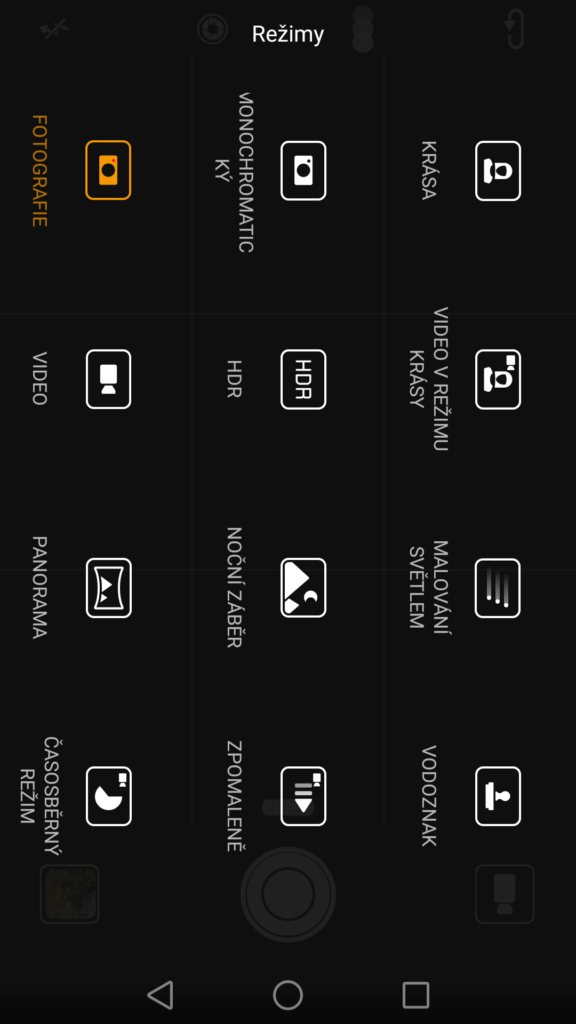 Huawei P9 fotorežimy