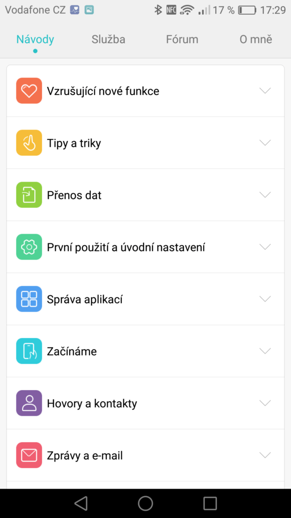 Huawei P9 návod