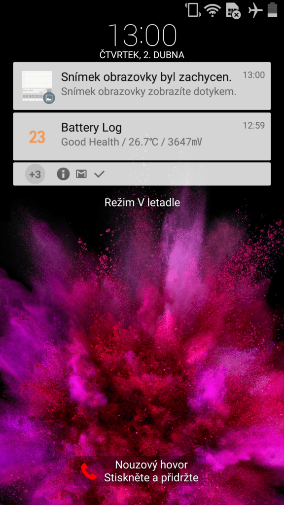 LG G Flex 2 prostředí systému zamykací obrazovka