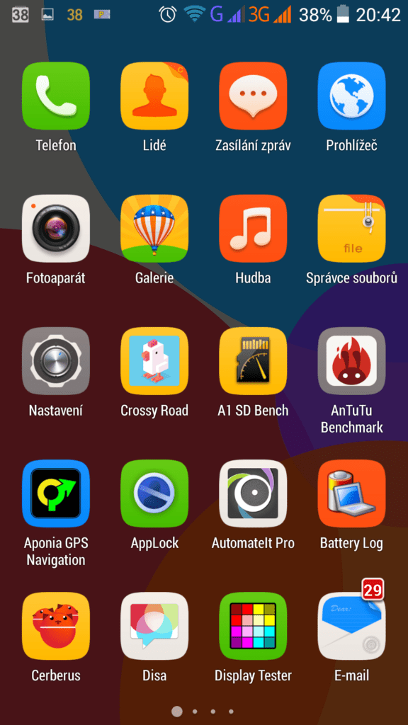 THL 2015 menu aplikací
