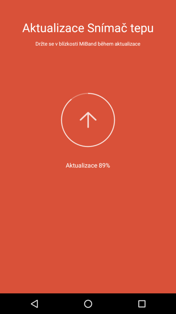 Xiaomi MiBand 1S Aktualizace hardwaru