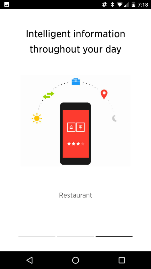 Yahoo Aviate Launcher první spuštění 3
