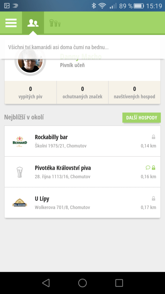 aplikace Pivní deníček 4