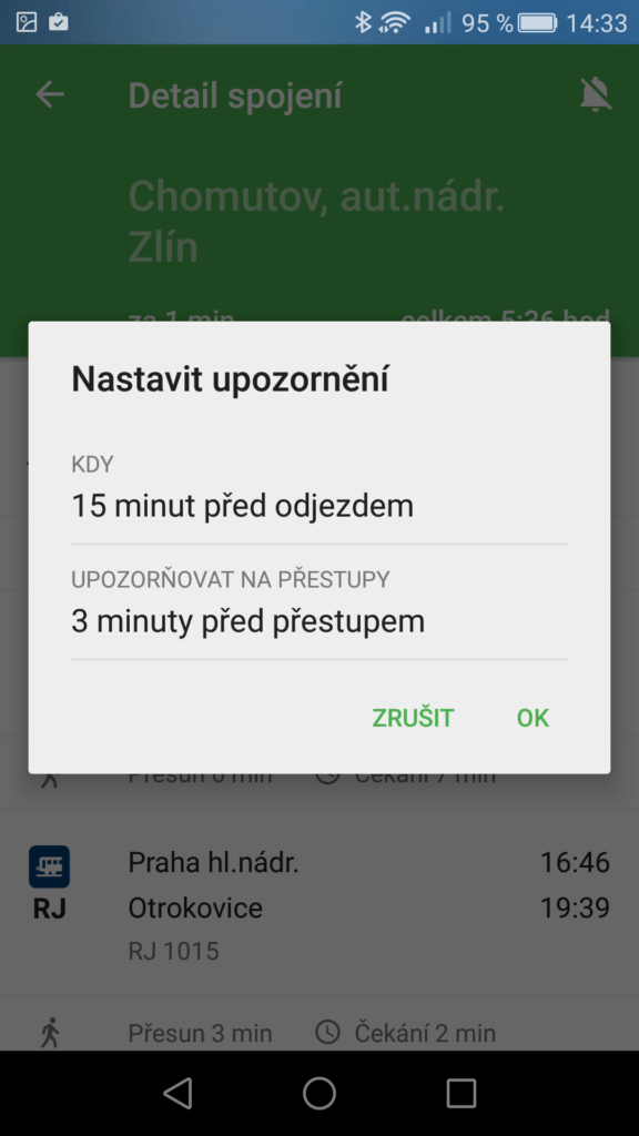 aplikace Pubtran 1