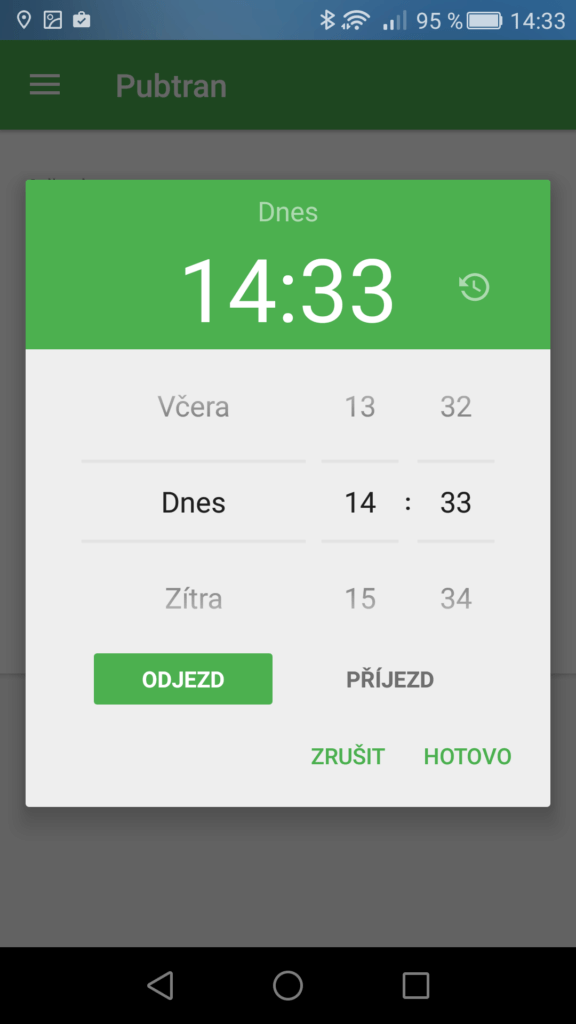 aplikace Pubtran 4