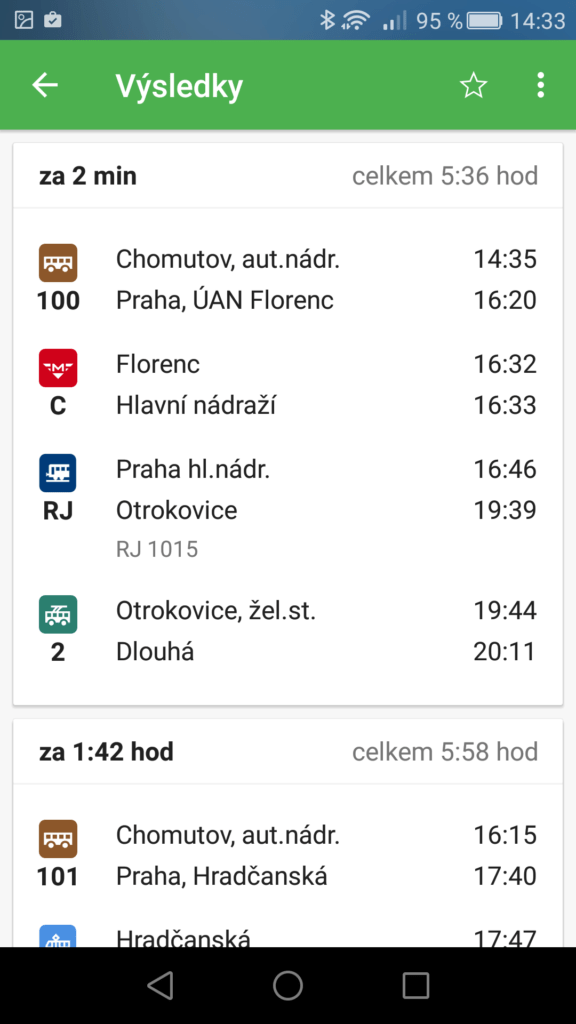 aplikace Pubtran 5