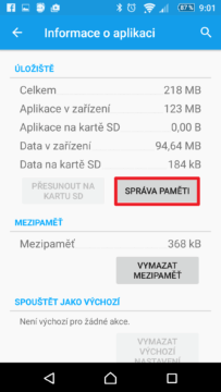 Správa paměti