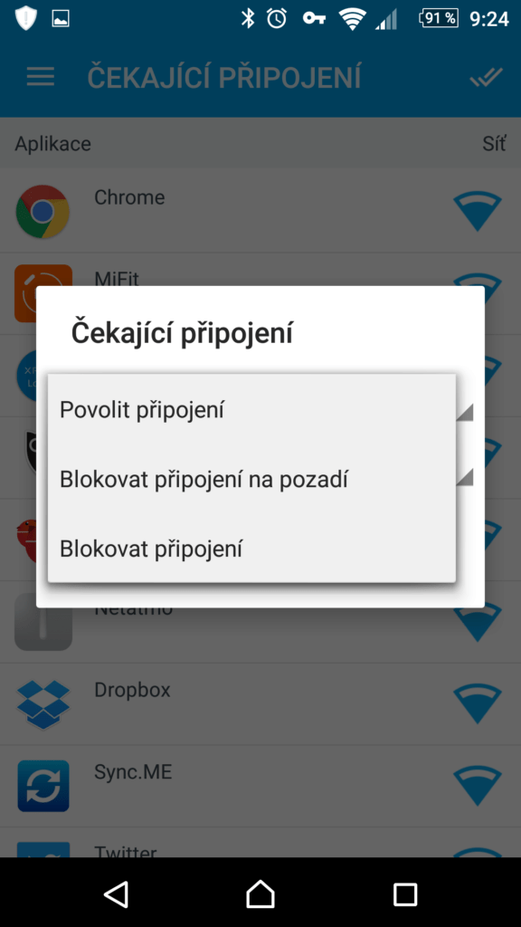 Typ povolení