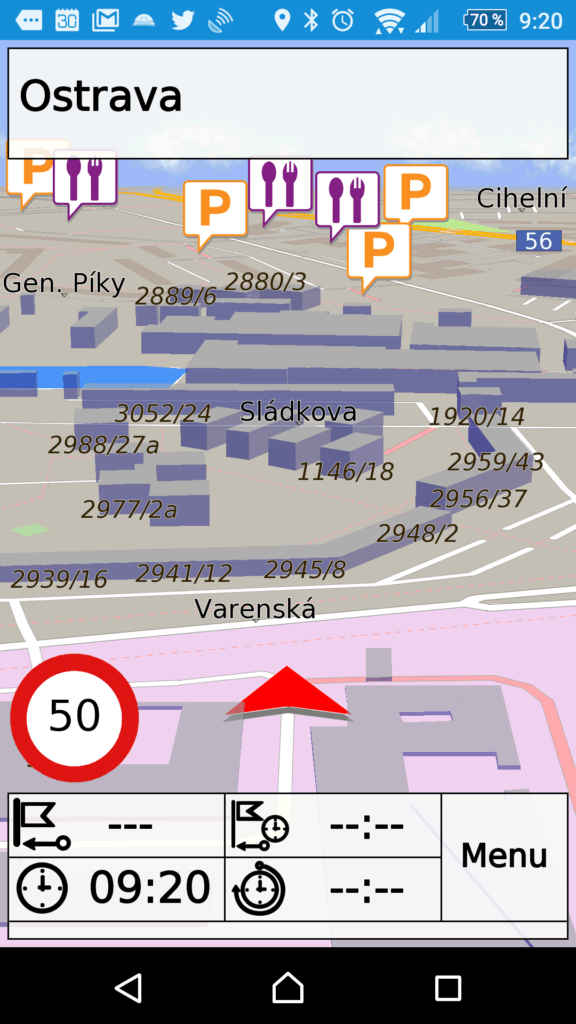 GPS Navigace & Mapy Aponia