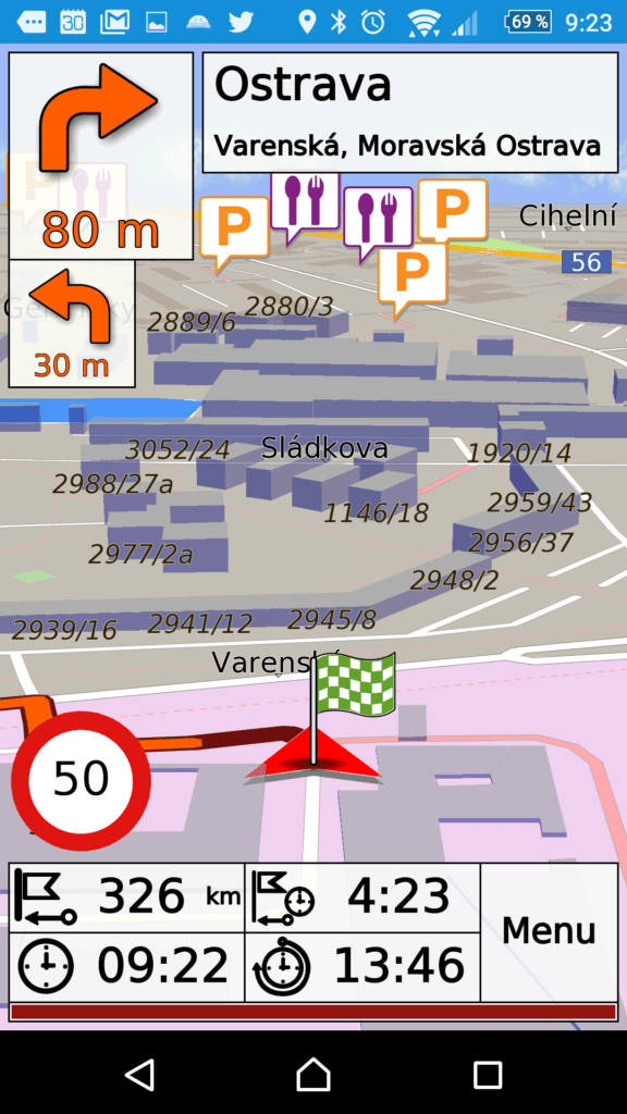 GPS Navigace & Mapy Aponia