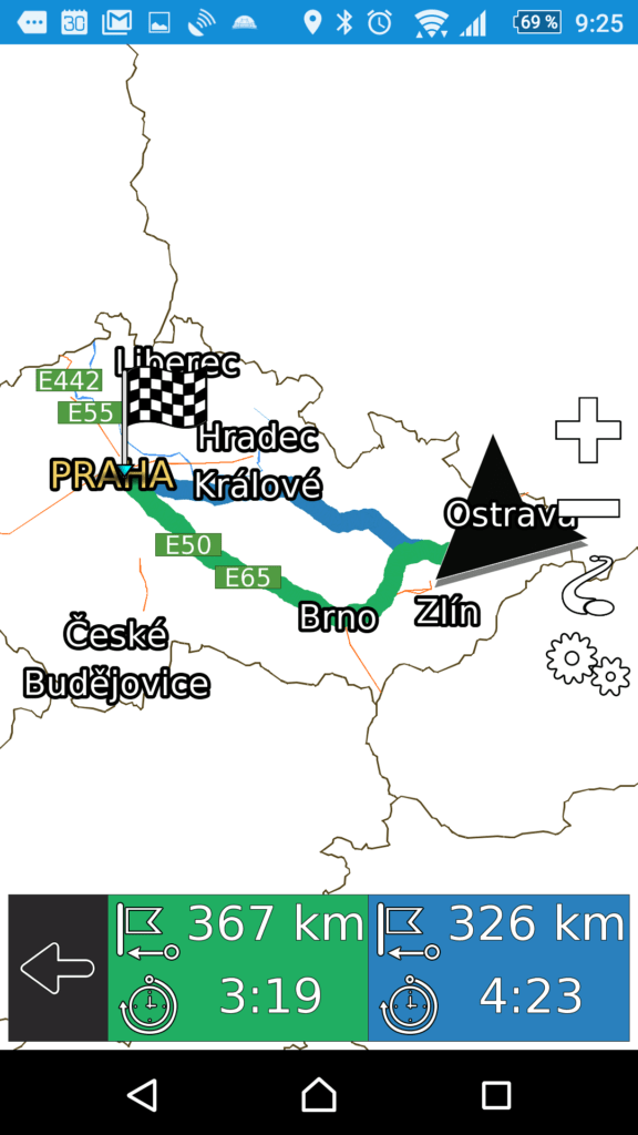 GPS Navigace & Mapy Aponia