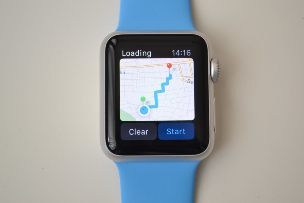 Apple Watch navigace 1