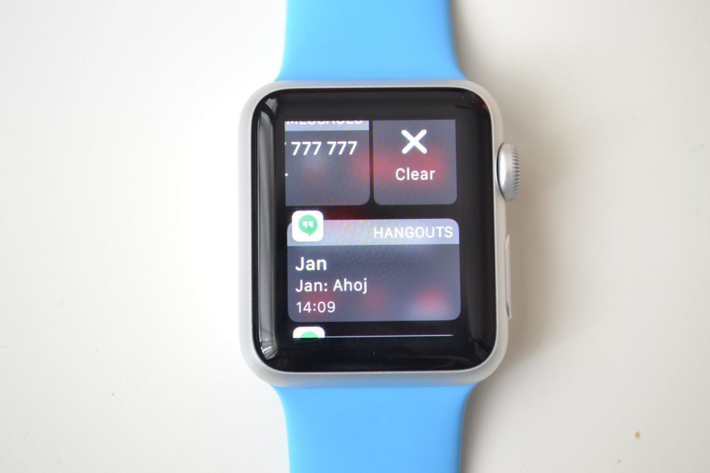 Apple Watch notifikace 2