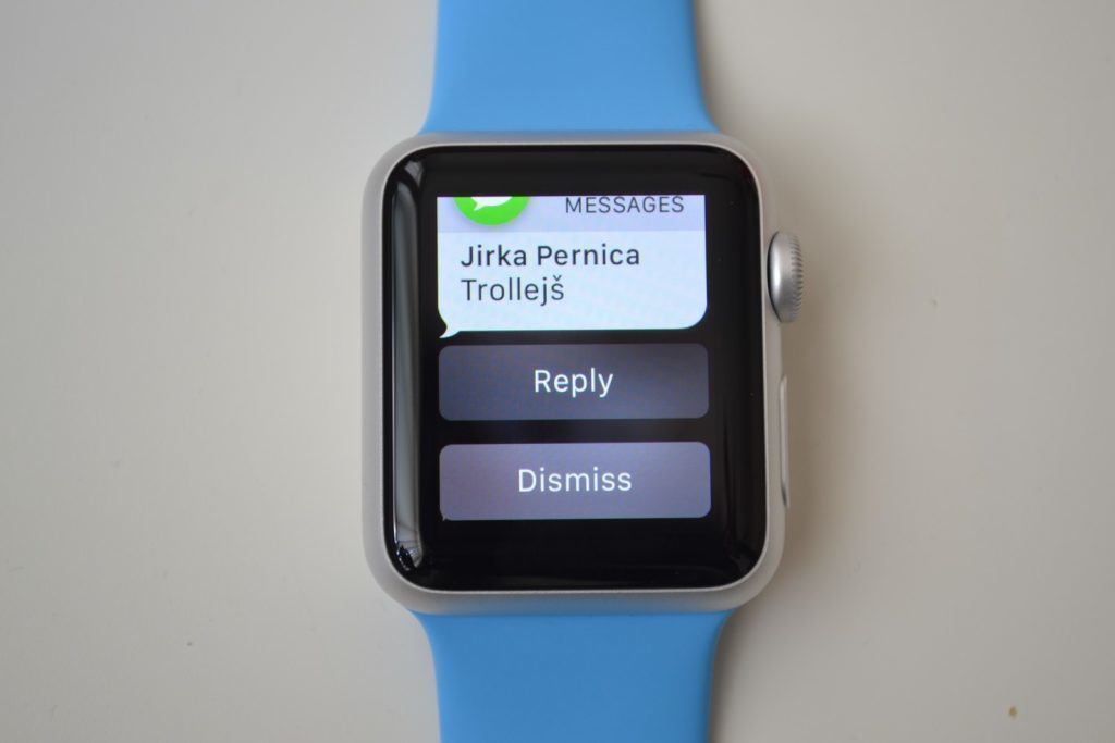 Apple Watch notifikace 7
