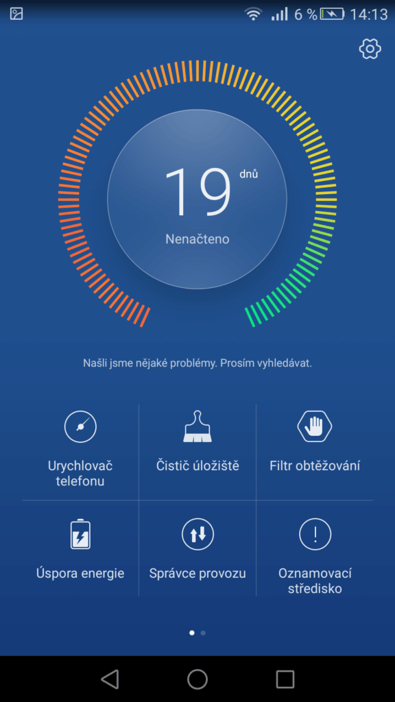Huawei P8 aplikace Správa telefonu 1