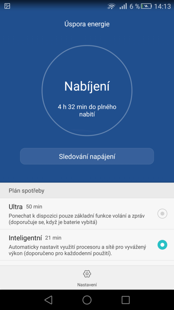 Huawei P8 aplikace Správa telefonu 3