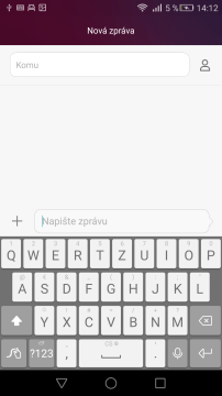 Huawei P8 - klávesnice