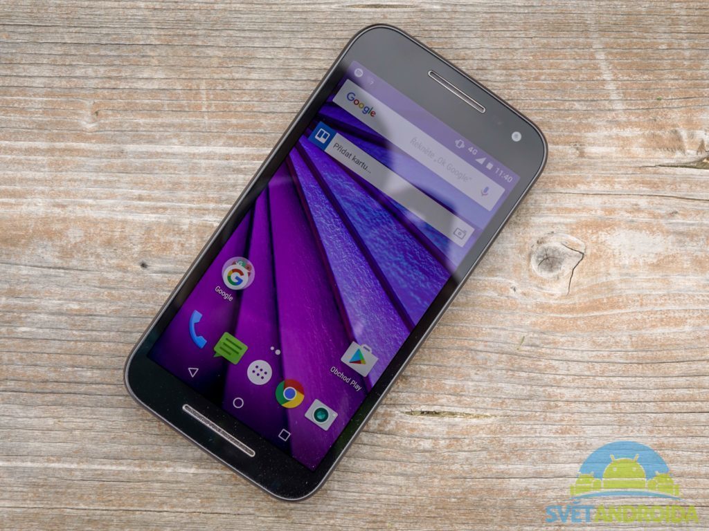 Lenovo Moto G 2015 konstrukce přední strana 1