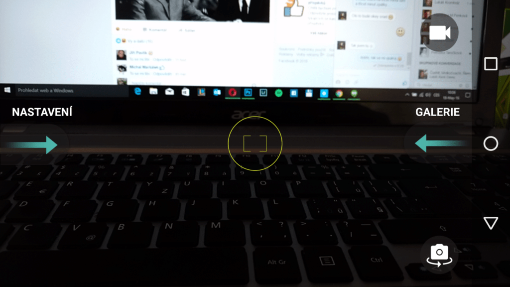 Moto X Play aplikace fotoaparátu 3