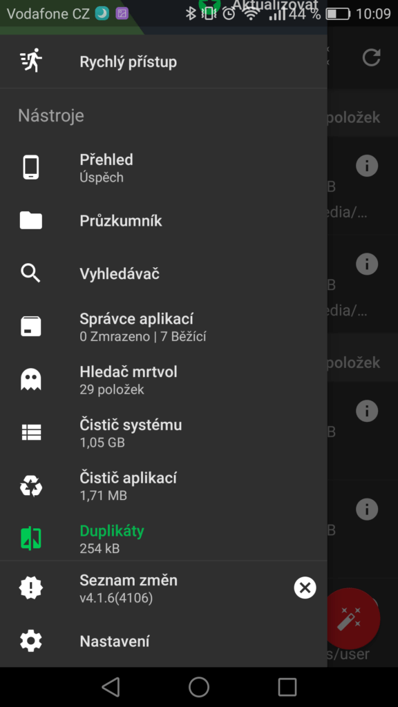 Nepořádek v Androidu SD Maid 2