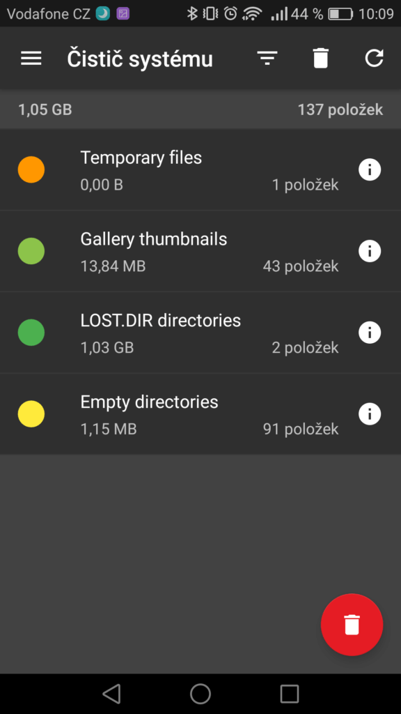 Nepořádek v Androidu SD Maid 4