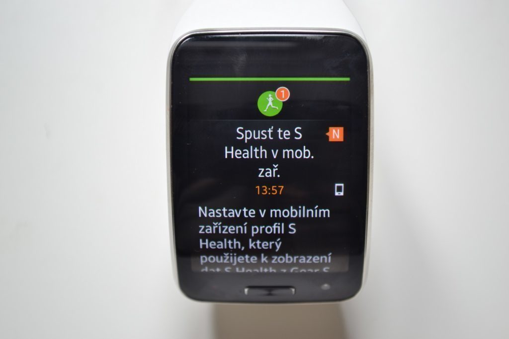 Samsung Gear S notifikace 3