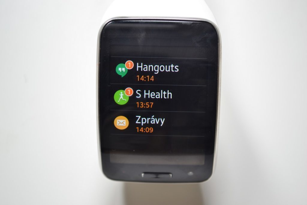Samsung Gear S notifikace 5
