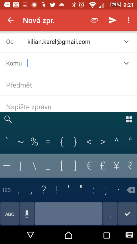 Fleksy Klávesnice + Emoji