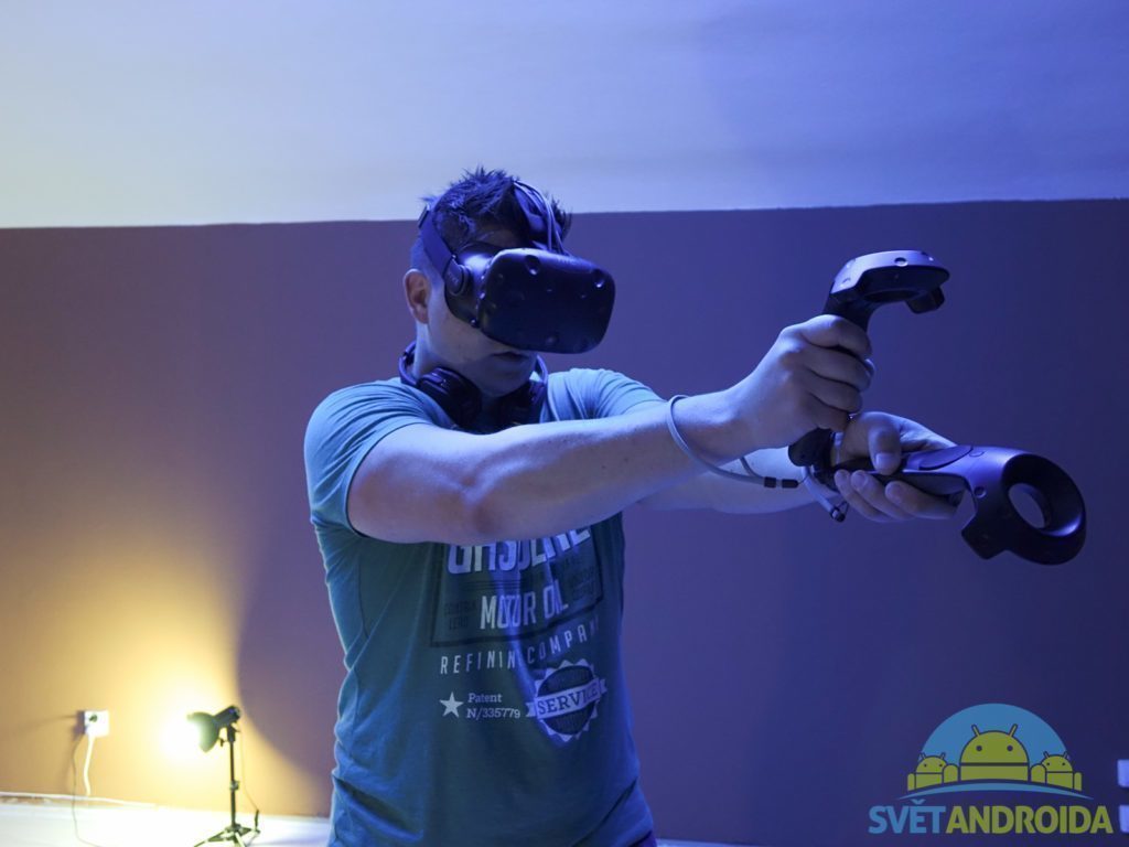 HTC Vive - headset, hraní 2
