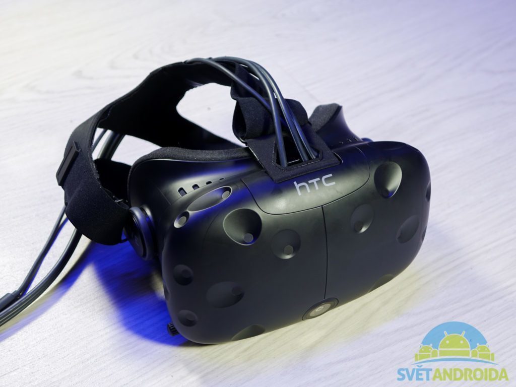 HTC Vive - konstrukce, headset
