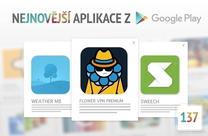 Nejnovějšefeí aplikace z google play