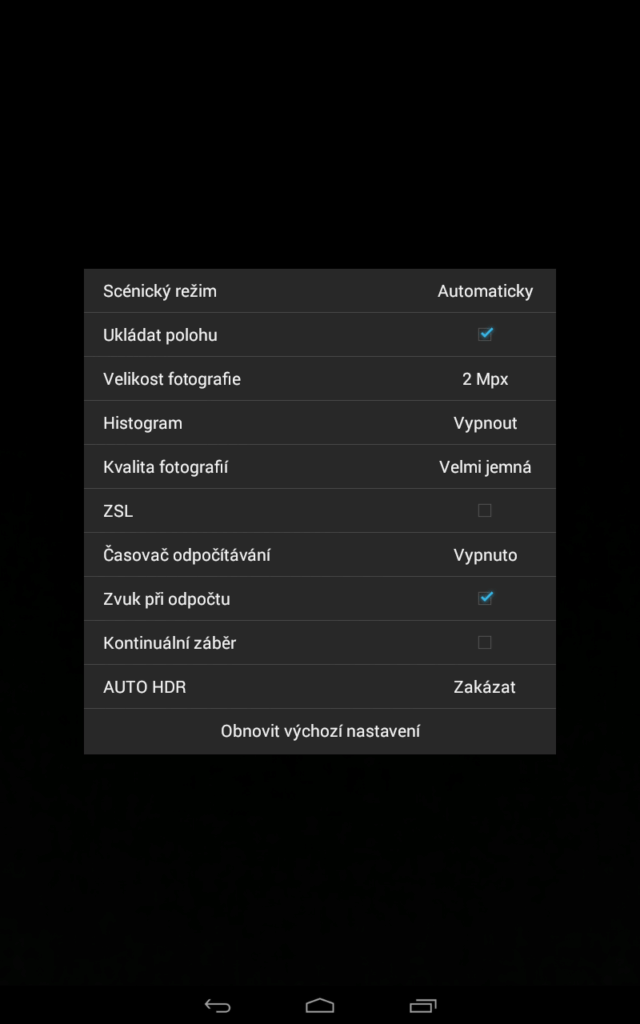 Prestigio MultiPad Consul 7008 4G aplikace fotoaparátu 2