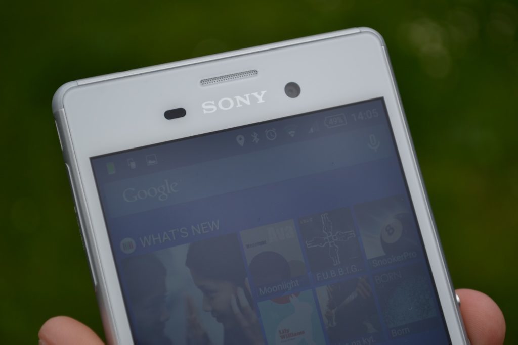 Sony Xperia M4 Aqua senzory notifikační LED dioda reproduktor 1