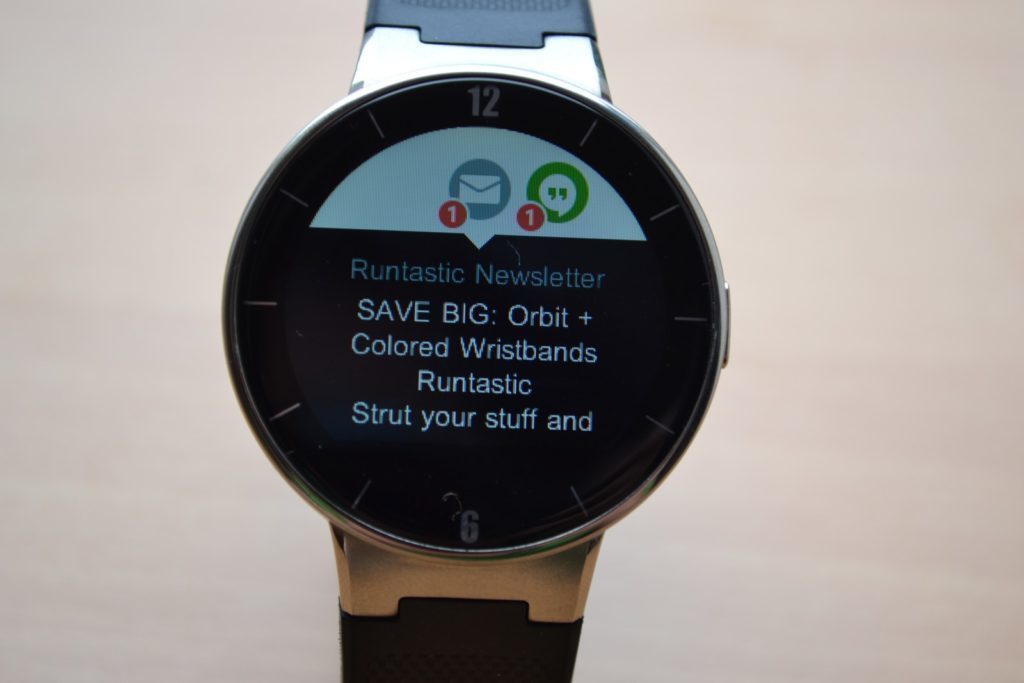 Alcatel OneTouch Watch notifikace 4