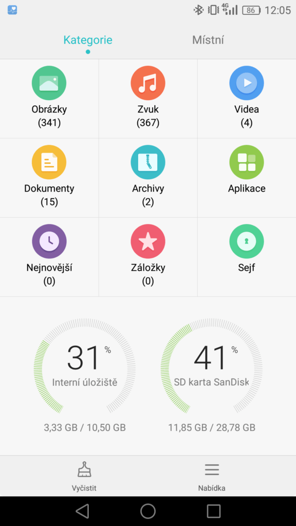 Honor 7 Lite filemanager