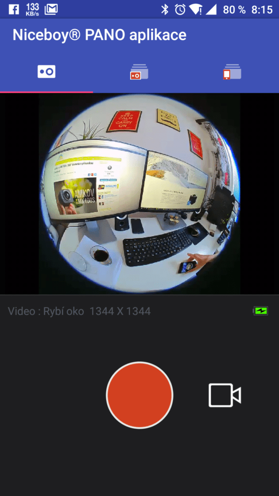 NiceBoy Pano 360 aplikace 3