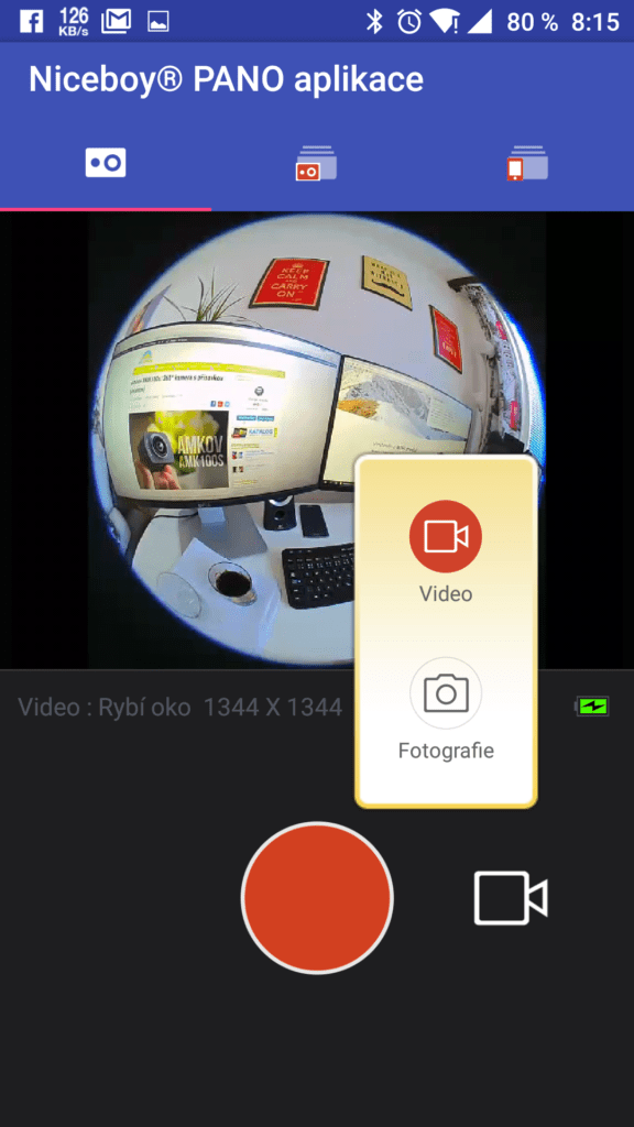 NiceBoy Pano 360 aplikace 4