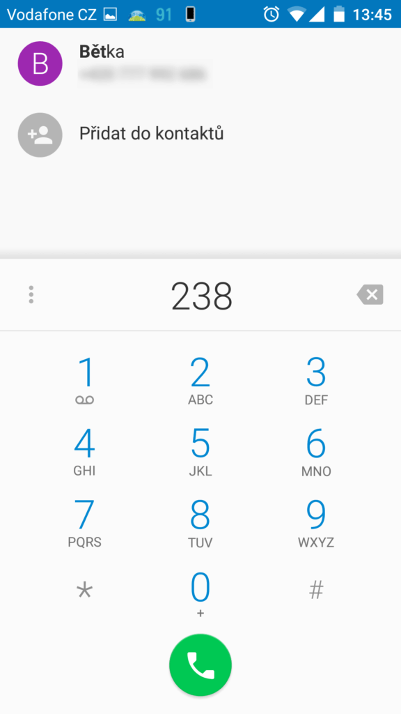 Vodafone Smart ultra 6 T9 Dialer