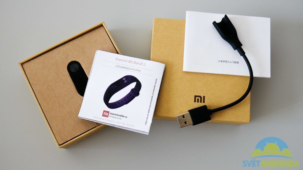 Xiaomi Mi Band 2 obsah balení 1