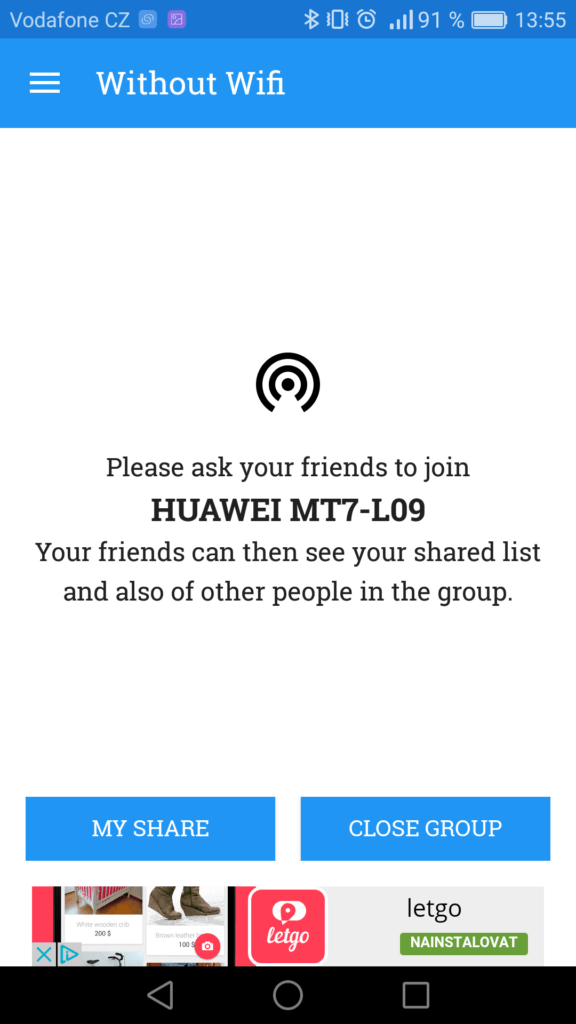 Jak posilat soubory pres Wi Fi shareonwifi 3