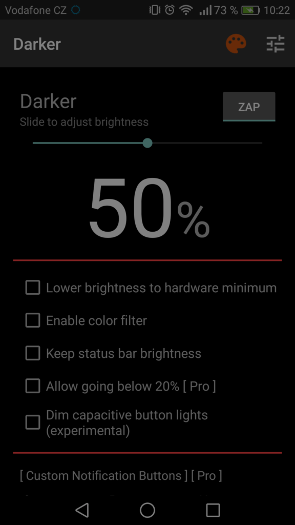Jak pouzivat telefon v noci darker 1