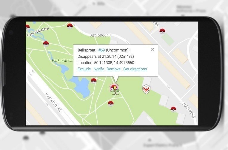 Pokémon Go Live Map pokevision alternativa