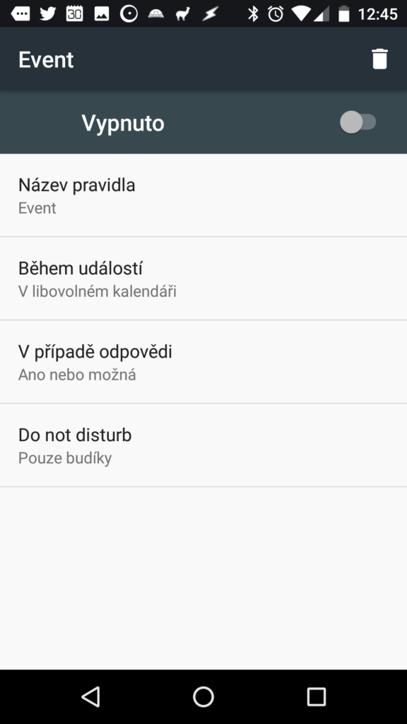 Režim Nerušit v Androidu N