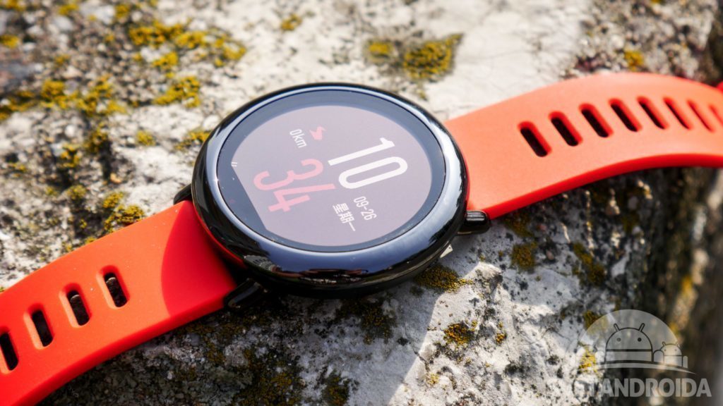 Chytré hodinky Xiaomi Huami Amazfit konstrukce predni strana 2