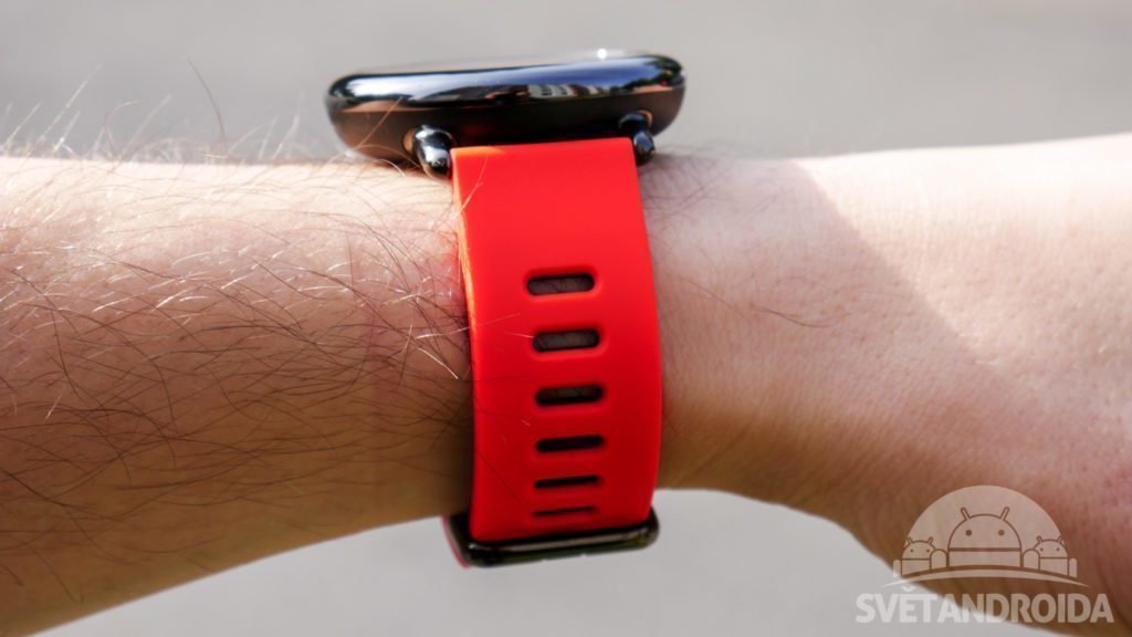 Chytré hodinky Xiaomi Huami Amazfit konstrukce z boku