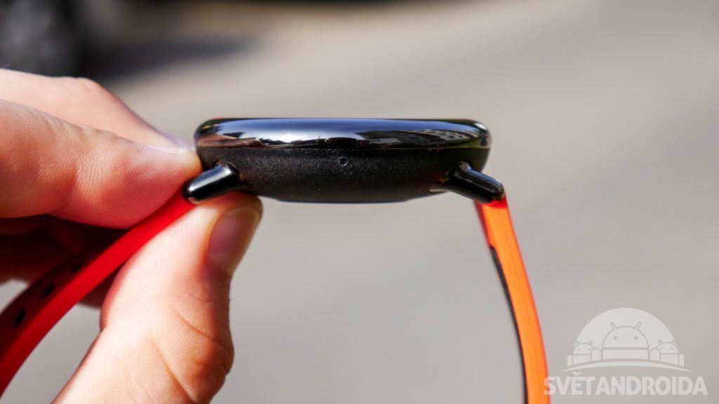 Chytré hodinky Xiaomi Huami Amazfit konstrukce z boku 2