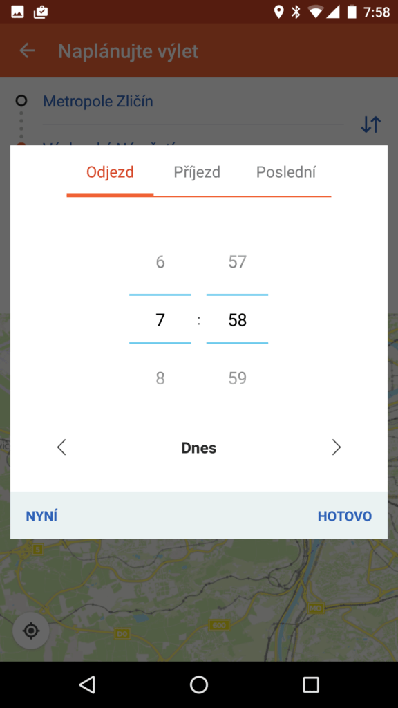Moovit možnosti časů
