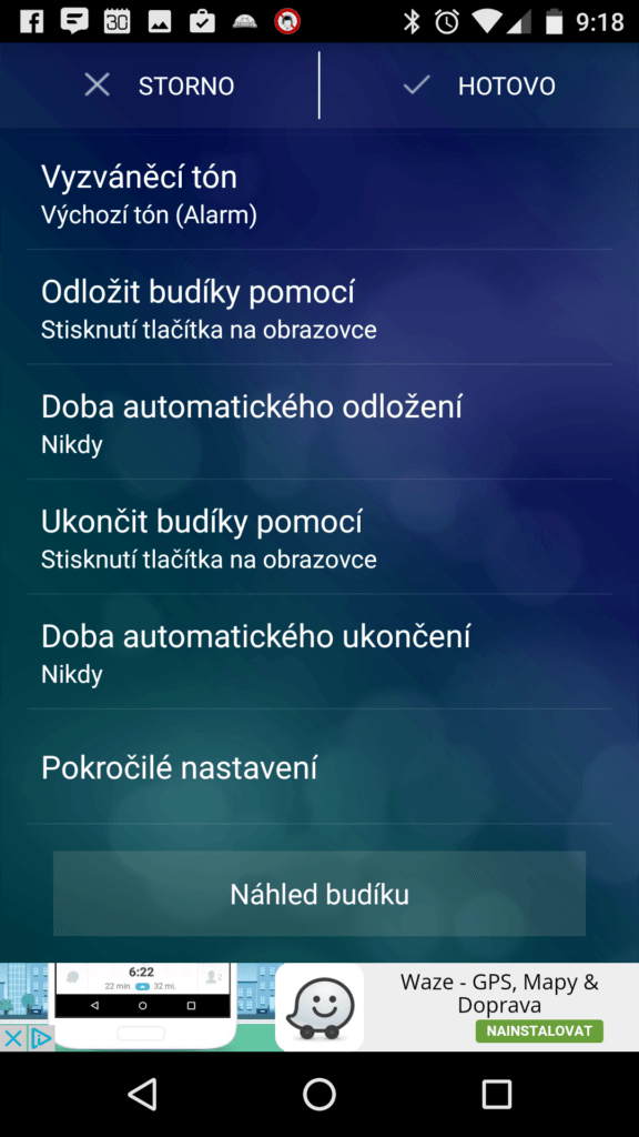 Budík Xtreme + Časovač