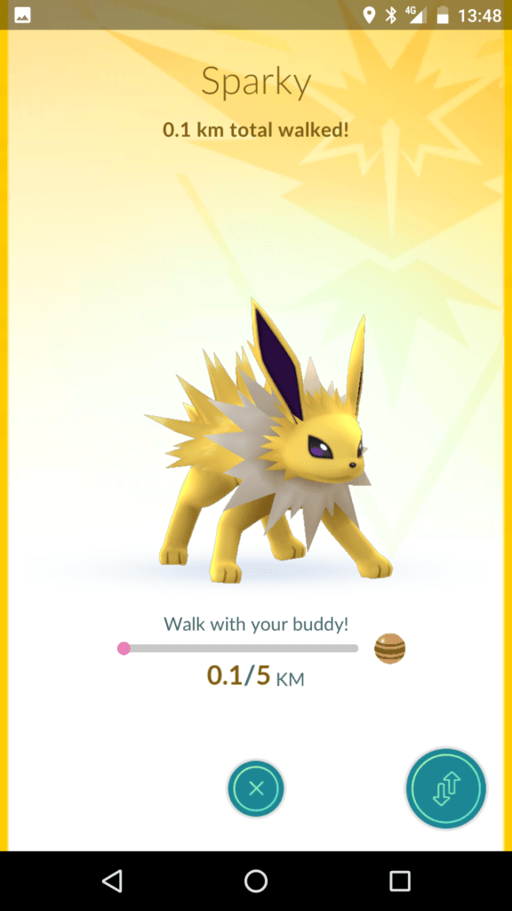 aktualizace pokemon go kilometry buddyho