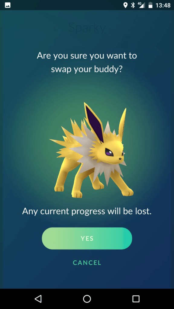 aktualizace pokemon go zmena buddyho